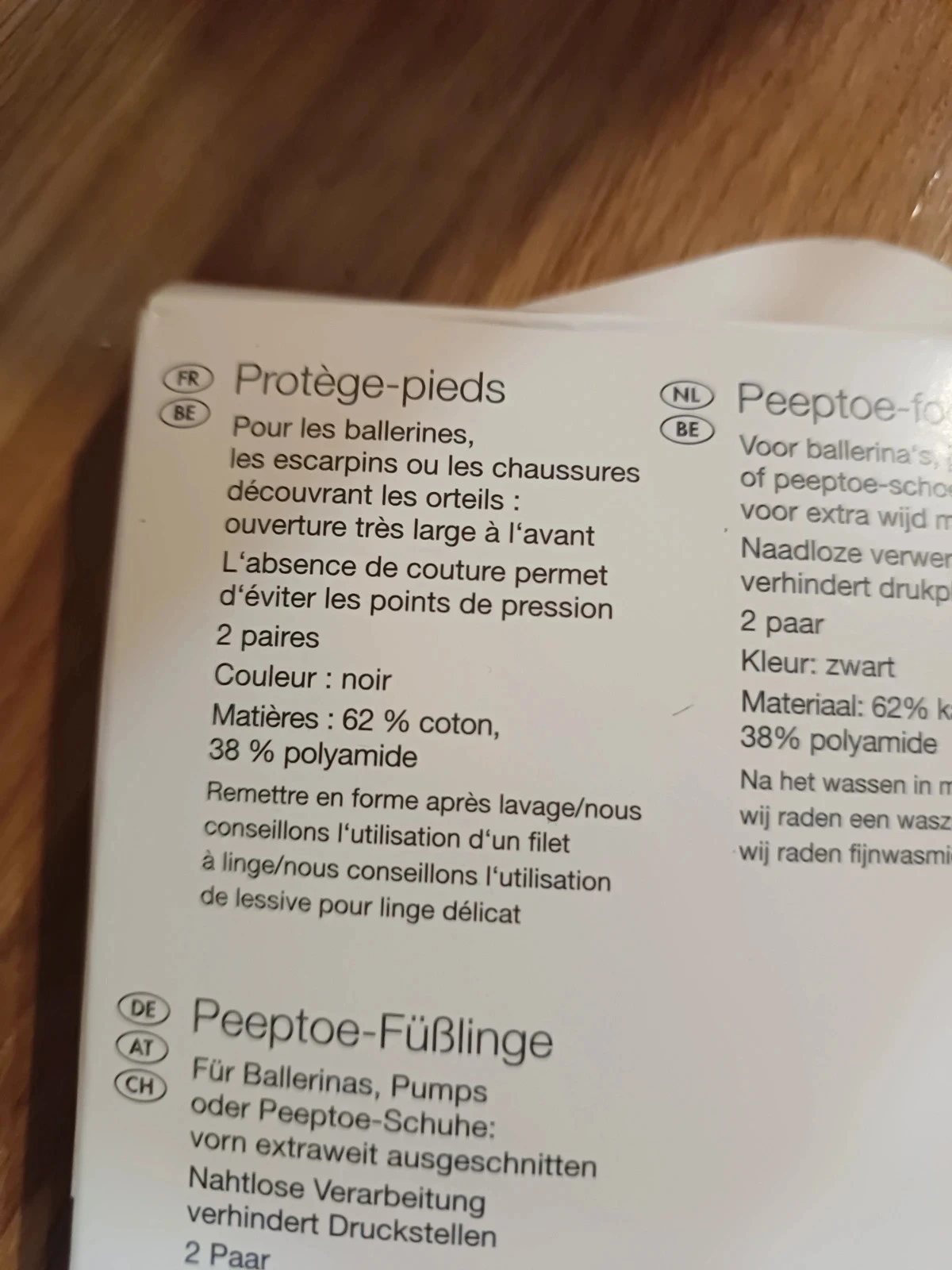Lote de 2 protectores de pie 39/42 nuevo – photo 4